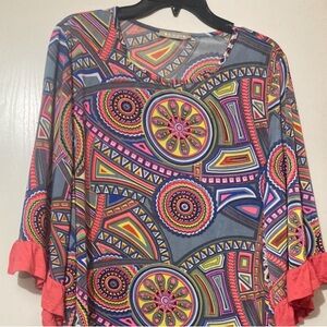 Beautiful Women Blouse/Dress, size Xl, Multicolor, used $7.00